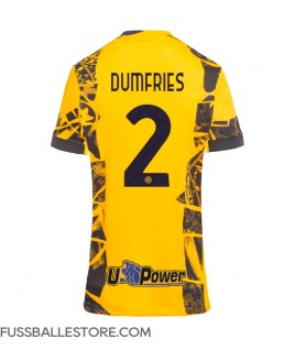 Günstige Inter Milan Denzel Dumfries #2 3rd trikot Damen 2024-25 Kurzarm